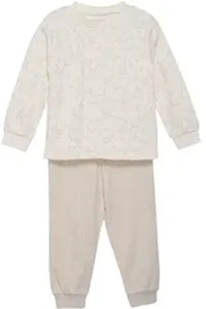 FIXONI Schlafanzug Pyjama Set braun 86 - ca. 18 Monate