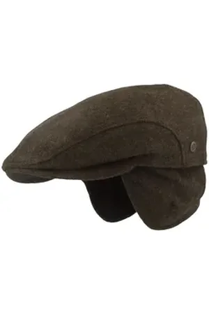 Bugatti Schiebermütze einfarbig mit Ohrenschutz und Windstopper grün 56