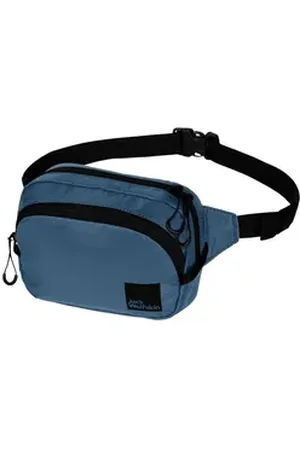 Jack Wolfskin Bauchtasche Wandermood Hipbag, Logo-Patch auf Vorderseite blau