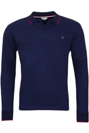 U.S. Polo Assn. U.S. Polo Assn Poloshirt Poloshirt Langarm Polo (1-tlg., 1) blau L