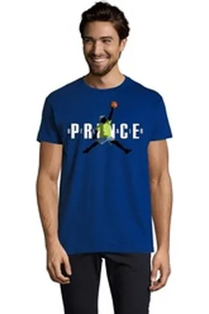 Blondie & Brownie T-Shirt Herren Fresh Prince Bel Air Basketball blau 4XL