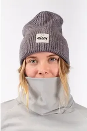 Eivy Beanie mit Logo grau