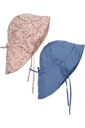 EN FANT Fischerhut Sun hat w. string 2-PACK rot 6-12 Monate