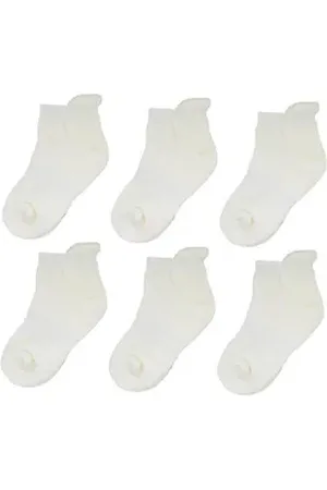 Yalion Kurzsocken ® weiche Kinder Socken mit Halbplüsch in mehreren verschiedenen (6-Paar) bunt EU15/16