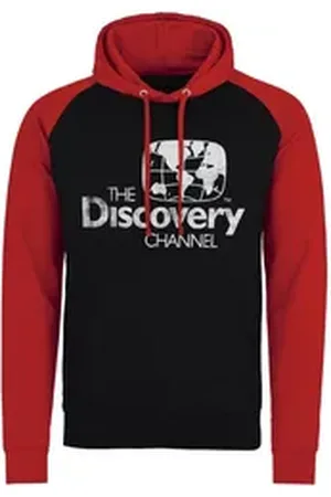 Discovery Hoodie Distressed Logo Baseball Hoodie schwarz XL