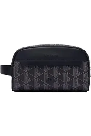 Lacoste Kulturbeutel The Blend - Kulturbeutel 22 cm (monogram noir gris) schwarz