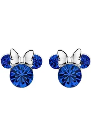 Disney Ohrring-Set Minnie Mouse Kinderohrringe 925er Silber Blau blau
