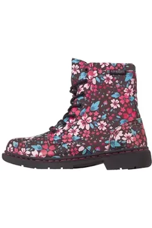 Kappa Schnürstiefelette - mit farbenfrohem Allover Print schwarz 36 EU