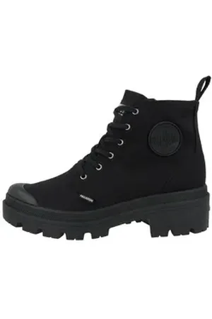 Palladium Pallabase Twill Damen Schnürboots schwarz 41,5 EU