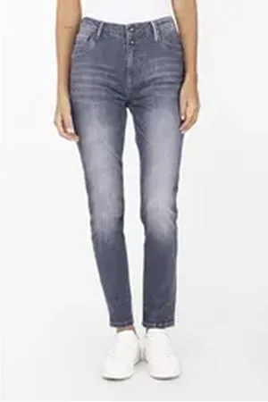 Blue Fire Stretch-Jeans LARA grey used 1136.3070 grau W27 / L30