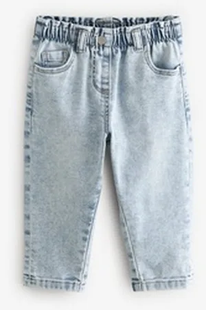Next Mom-Jeans Mom-Jeans (1-tlg) blau 74-80 (9-12 Mon.)
