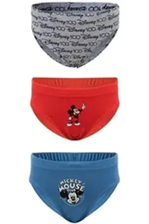 Disney Slip 3er set Slip Unterhose aus Baumwolle – Bequeme Kinderunterwäsche 98/104