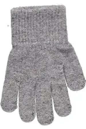 CeLaVi Strickhandschuhe Basic magic finger gloves grau 7-12 Jahre