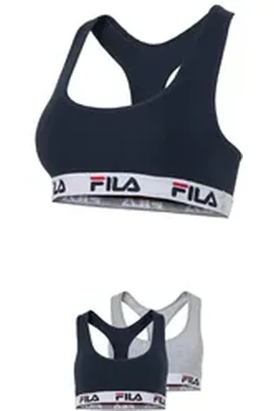Fila Bustier Bra Woman (2er Pack) ohne Polsterung und ohne Bügel bunt L