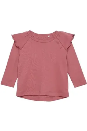 FIXONI Longshirt Blouse LS-Girls rot 74 - ca. 9 Monate