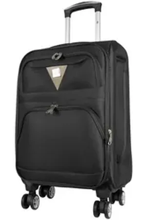 MONOPOL® Trolley - Koffer Menorca, 4 Rollen, 80 cm, 122 Liter, Dehnfalte, schwarz schwarz