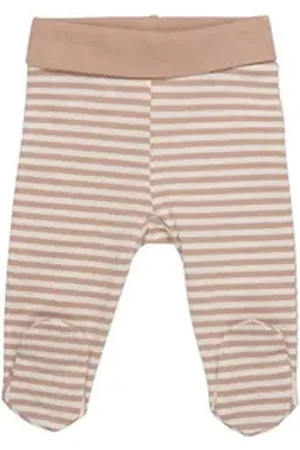 FIXONI Jerseyhose Pants w. Foot Y/D Stripe braun 56 - ca. 0-3 Monate