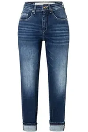 Mac Mom-Jeans CAROL blau W34/L28 Damen