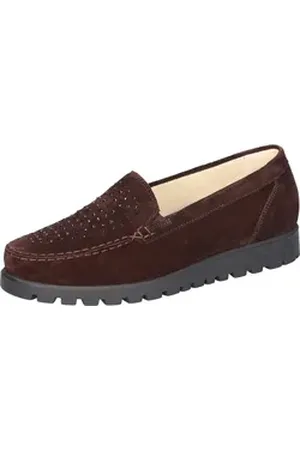 Waldläufer Waldläufer HEGLI Mokassin, Slipper, Schlupfschuh, Komfortschuh in Bequemweite H (sehr weit) braun 40,5 EU