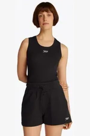 Tommy Hilfiger Tanktop TJW SLIM SCRIPT RIB TANK TOP mit Logostickerei schwarz XL (42)