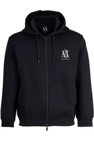 Giorgio Armani ARMANI EXCHANGE Sweatshirt Herren Sweatjacke Baumwolle blau 2XL