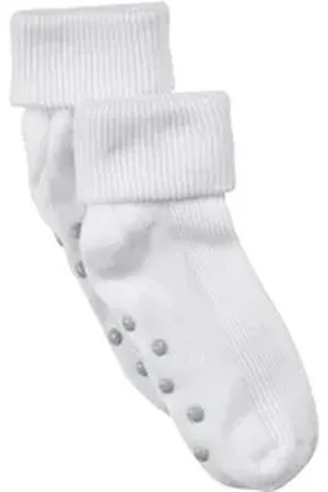 Minymo Socken Baby Rib Sock with ABS (2-Pack) weiß 15-18 Monate