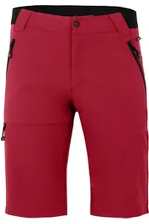 Bergson Outdoorhose ARRESÖ COMFORT Bermuda Herren Wandershorts, leicht, strapazierfähig, Normalgrößen, rot rot 54