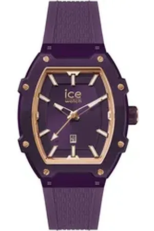 Ice-Watch Quarzuhr ICE boliday - Plastic - Small - 3H + Date 023994, Armbanduhr, Damenuhr, Silikonarmband, Datum, analog lila