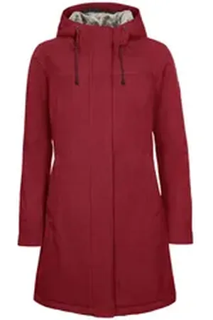 elkline Winterjacke Apres Ski tailliert geschnitten warm gefüttert und wasserdicht rot 34