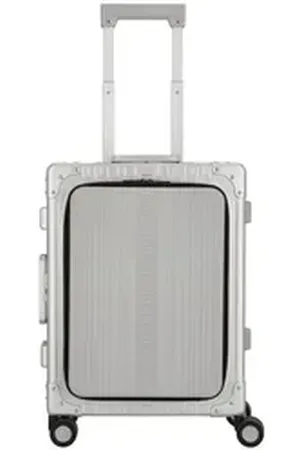 Aleon Handgepäck-Trolley Domestic, 4 Rollen, Aluminium grau