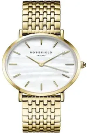 ROSEFIELD Quarzuhr Damenuhr Upper East Side Perlmutt Gold UEWG-U21 goldfarben