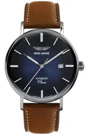 Iron Annie Automatikuhr Classic, 5958-3, Armbanduhr, Herrenuhr, Datum, Made in Germany braun
