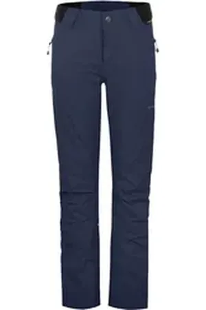 Bergson Regenhose MICK COMFORT Thermo Kinder Regenhose, leicht wattiert, 12000 mm Wassersäule, Normalgrößen blau 176