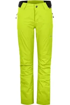 Bergson Regenhose MICK COMFORT Thermo Kinder Regenhose, leicht wattiert, 12000 mm Wassersäule, Normalgrößen grün 140