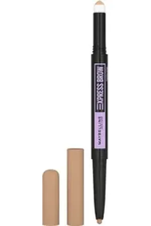 Maybelline NEW YORK Augenbrauen-Stift New York Express Brow Satin Duo, mit Duo-Applikator beige