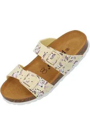 Palado Kids Samos G Print Pantolette gelb 32 EU