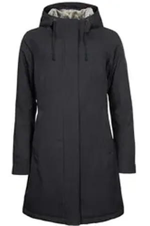 elkline Winterjacke Apres Ski tailliert geschnitten warm gefüttert und wasserdicht grau 48