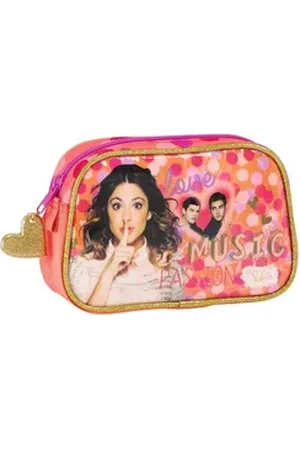 Safta Umhängetasche Disney Violetta - Kleine Kosmetiktasche, 20x12 cm (Reißverschluss, Mädchen), Geringes-Gewicht