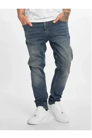 DEF Bequeme Jeans Herren Tommy Slim Fit Jeans (1-tlg) blau 31/34