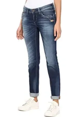Gang Slim-fit-Jeans Nikita Skinny Denim (1-tlg) blau 32