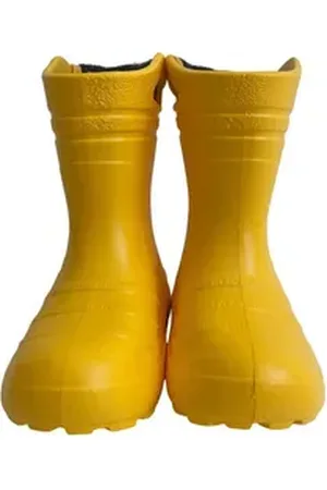 HOBEA Kinder Gummistiefel gelb 26 Gummistiefel super leicht gelb 26 EU