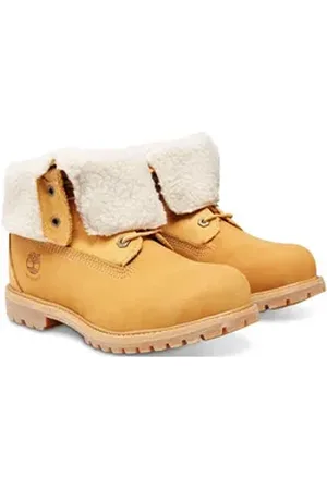 Timberland AUTHENTICMID WARM LINED WATERPROOF BOOT Winterboots Snowboots, Winterstiefel, Winterschuhe, wasserdicht und gefüttert beige 37,5 EU