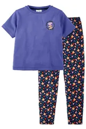 hessnatur Pyjama aus reiner Bio-Baumwolle (1 tlg) blau 134/140