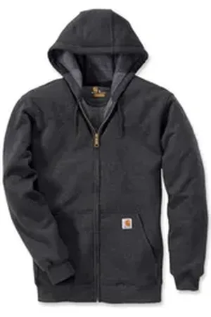 Carhartt Hoodie Zip Sweater mit Reißverschluss grau XL
