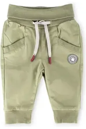 sigikid Schlupfchinohose Babyhose Gabardine Hose Happy Crocodile (1-tlg) grün 74