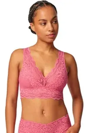 Skiny Bustier Damen Bustier mit herausnehmbare Pads Wonderfulace (Stück, 1-tlg) Unterbrustband rosa 42