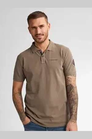Petrol Industries Poloshirt Klassisches Poloshirt Mangrove braun XXL