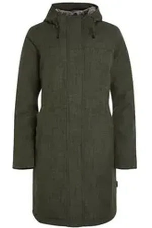 elkline Winterjacke Apres Ski tailliert geschnitten warm gefüttert und wasserdicht grün 46
