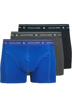JACK & JONES Slip JACRON SOLID TRUNKS 3 PACK JNR blau 140
