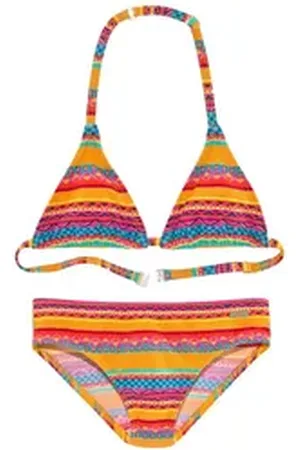 Buffalo Triangel-Bikini Lux Kids mit abstraktem Druck gelb 146/152
